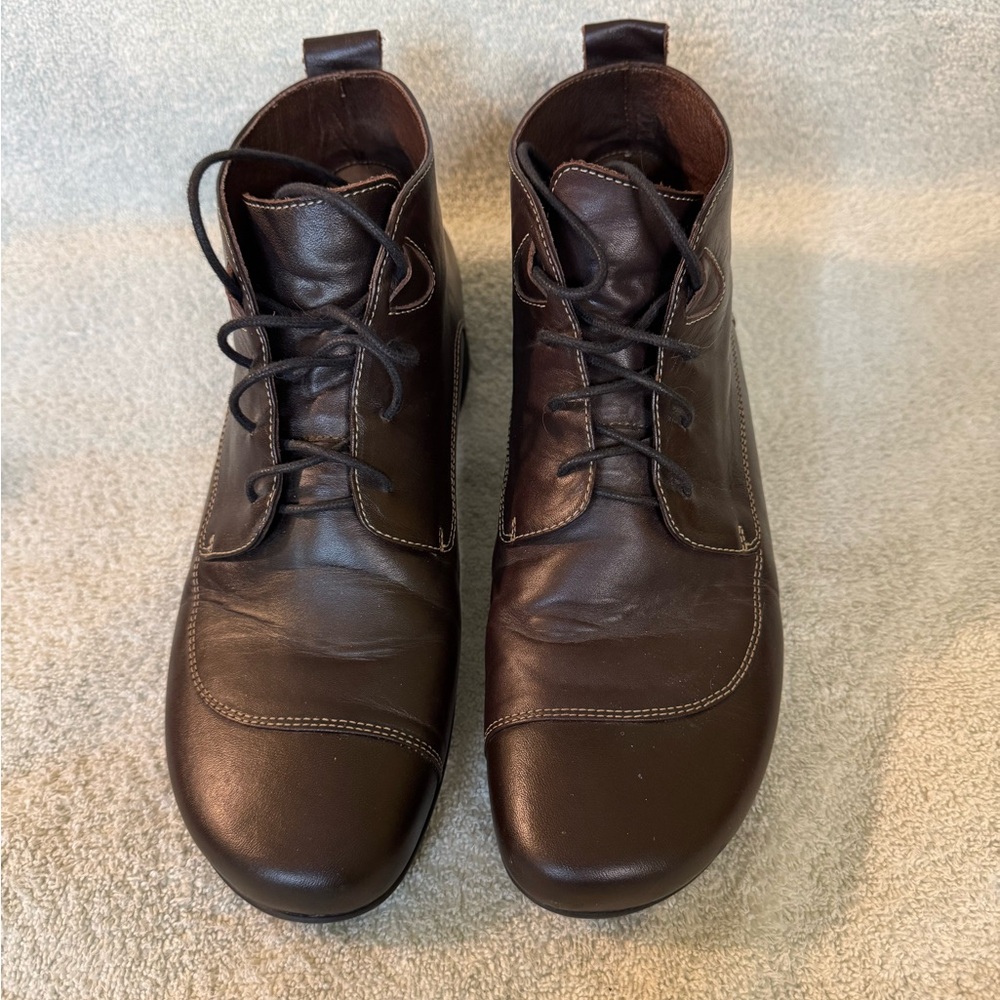 WOLKY Brown Leather Ladies Boots